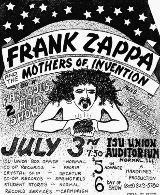 03/07/1974University Union Auditorium @ Illinois State University, Normal, IL